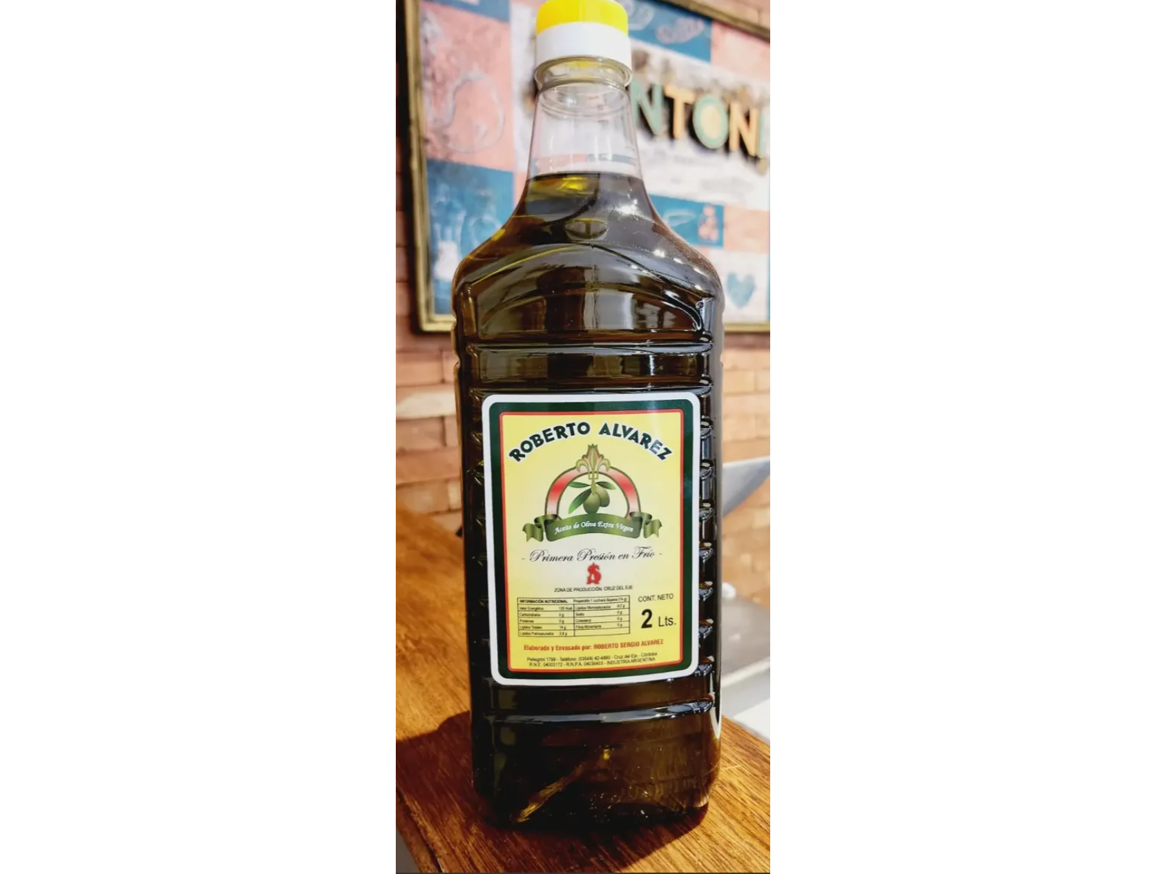 Aceite De Oliva Virgen Extra X2LTS Roberto Alvarez
