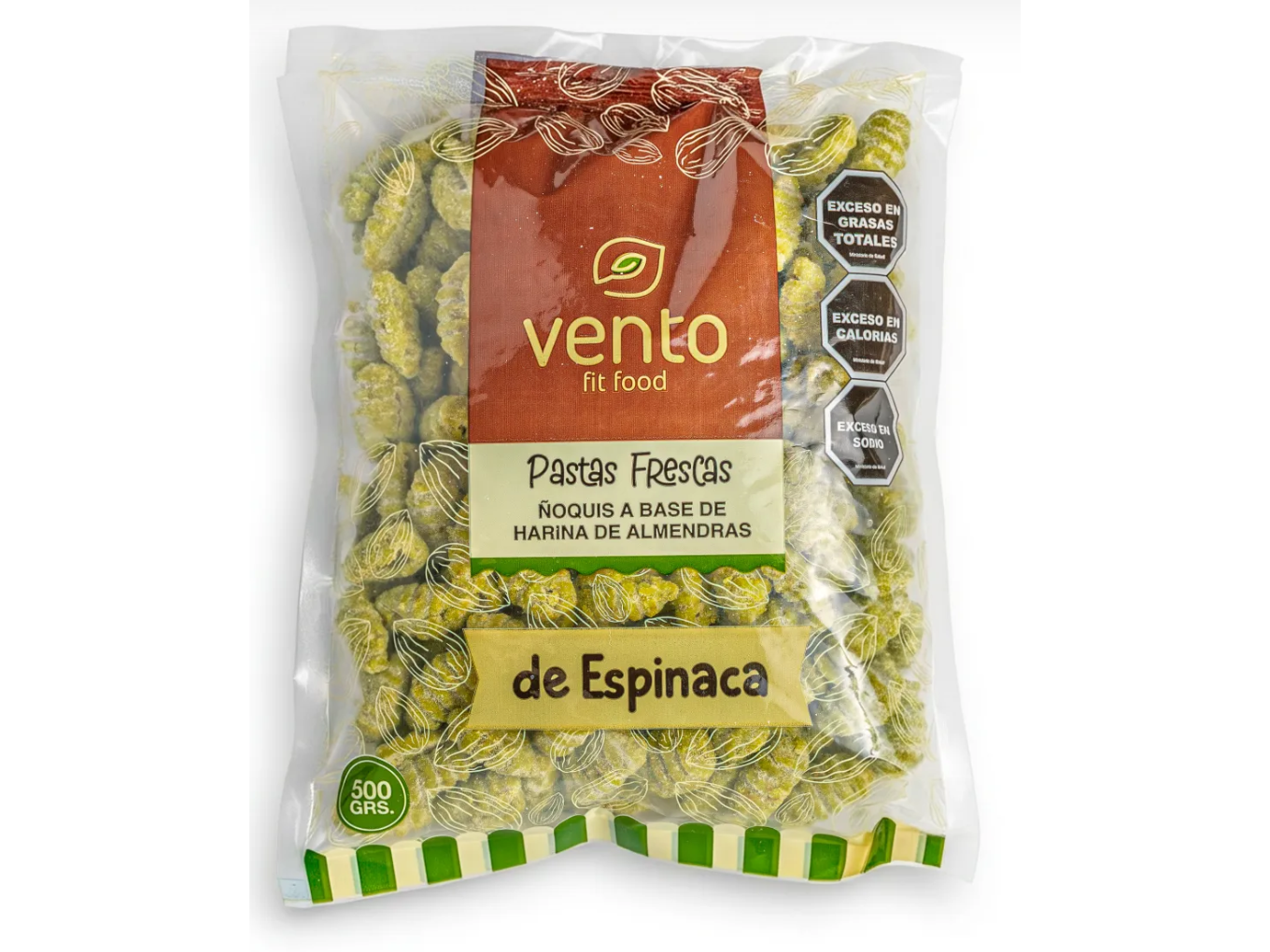 ÑOQUIS KETO DE ESPINACA X500GR VENTOFIT