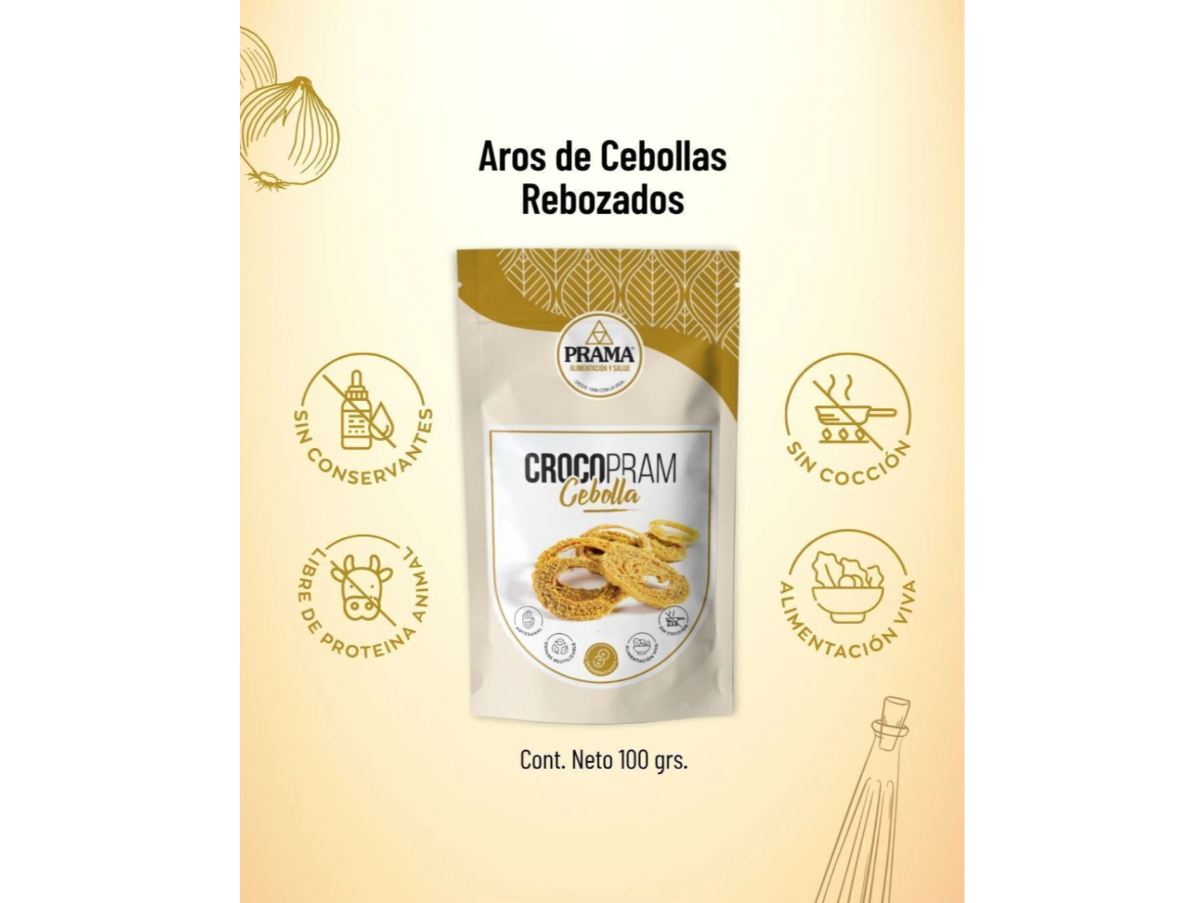 Crocopram Salados CEBOLLA