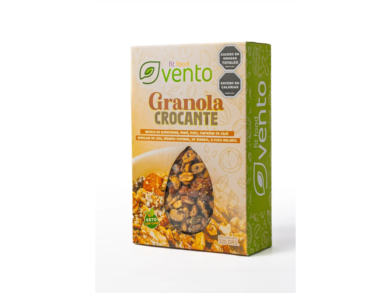 GRANOLA KETO X320GR VENTOFIT