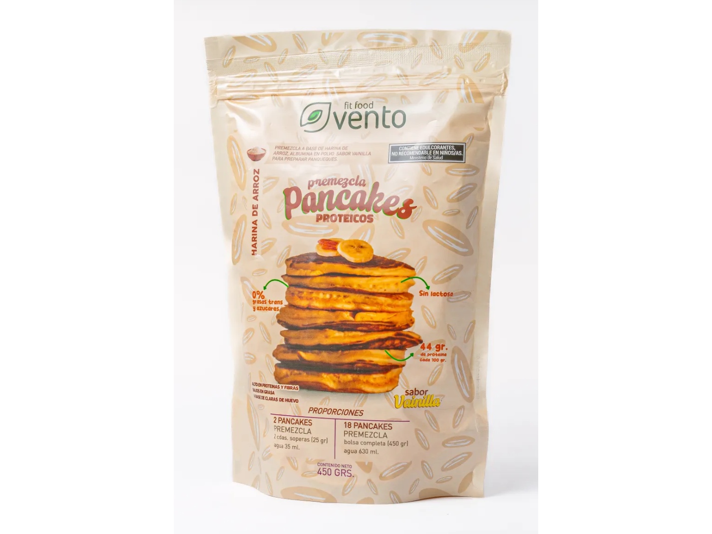 PREMEZCLA ARROZ VAINILLA X420GR VENTOFIT