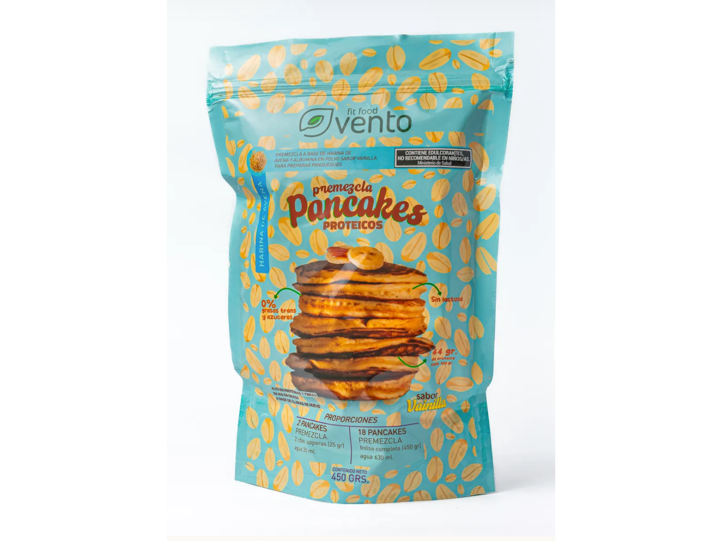 PREMEZCLA AVENA VAINILLA X420GR VENTOFIT