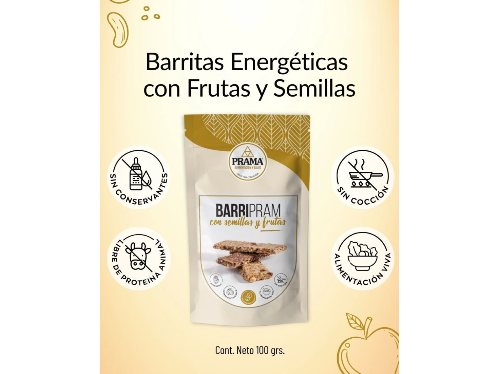 BARRIPRAM - Barritas con Semillas y Frutas