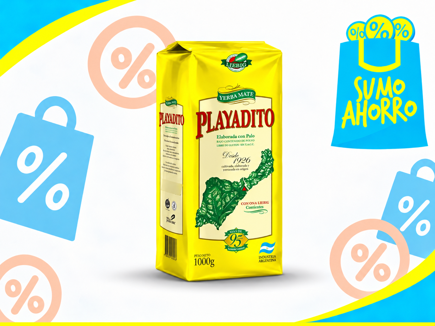 PLAYADITO YERBA MATE x1 Kg.