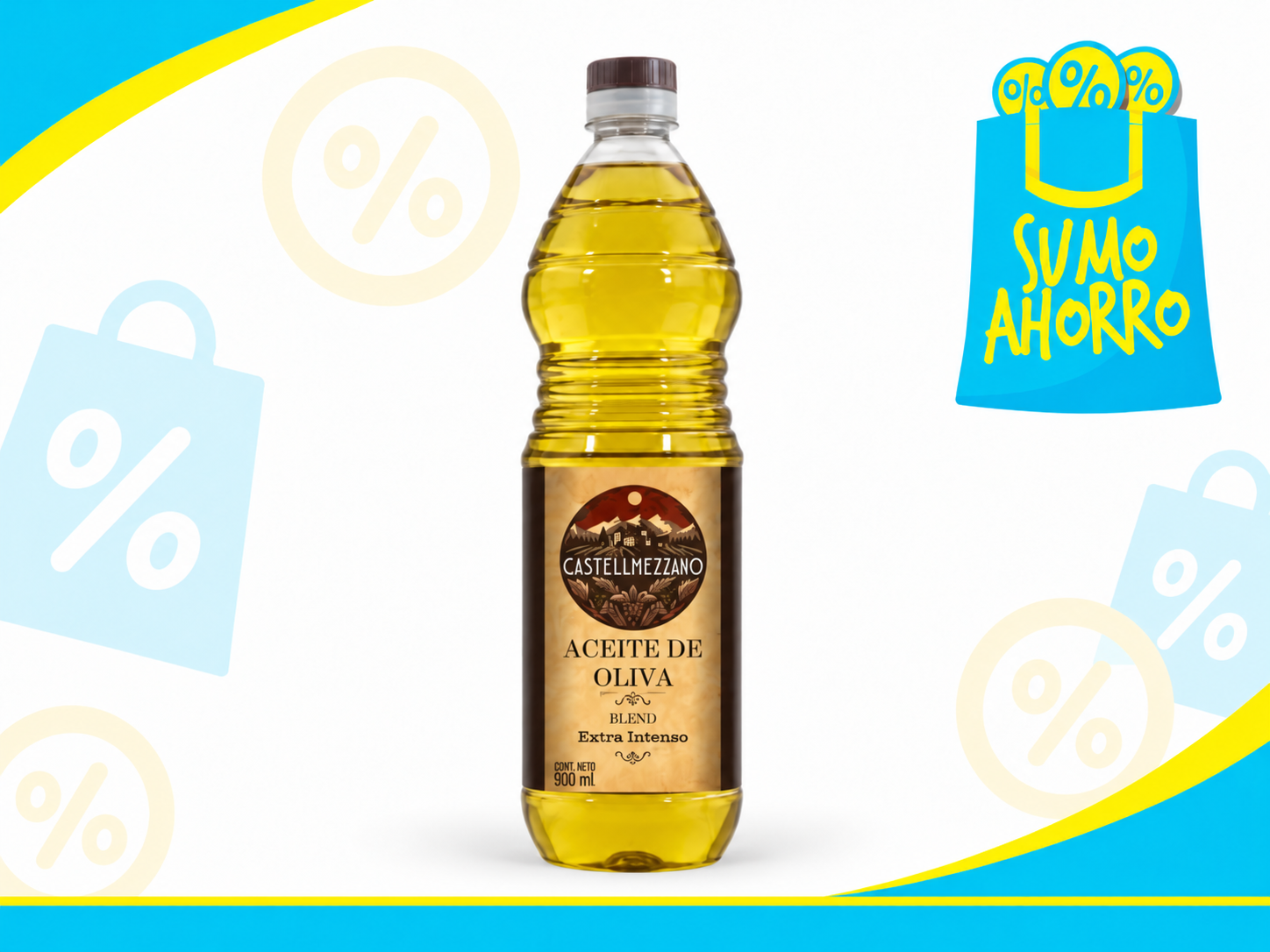 CASTELLMEZZANO ACEITE DE OLIVA BLEND EXTRA INTENSO