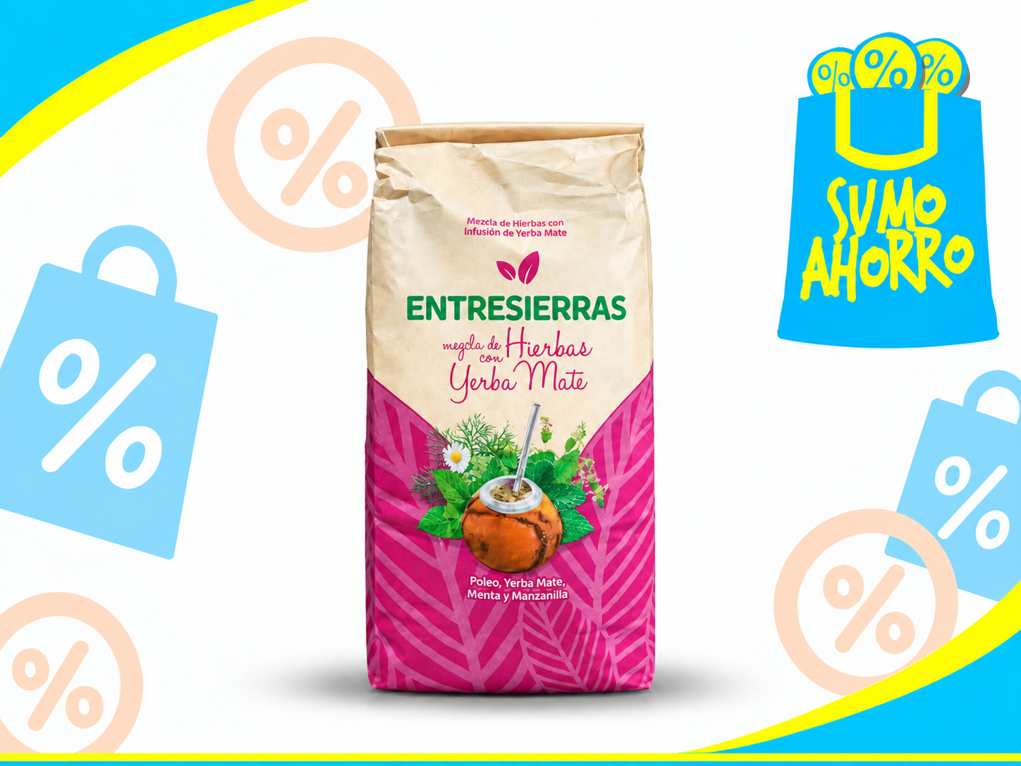 ENTRESIERRAS YERBA C/HIERBAS x500 Gr.