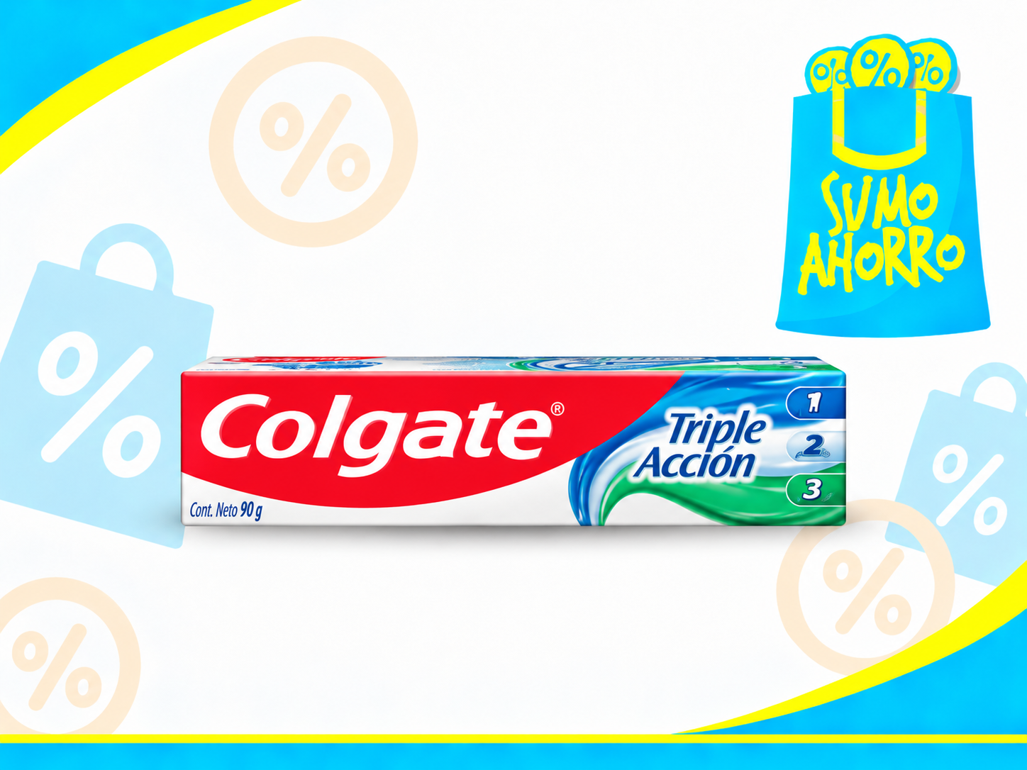COLGATE CREMA TRIPLE ACCION x90 Gr.