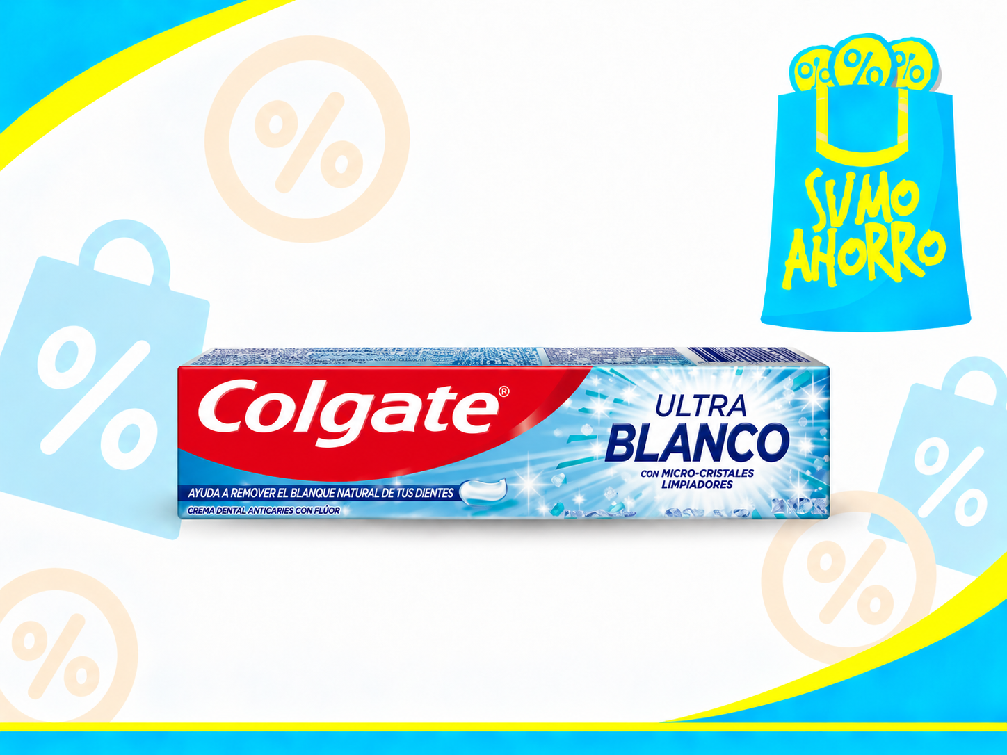 COLGATE CREMA ULTRA BLANCO C/MICRO-CRISTALES x90 Gr.