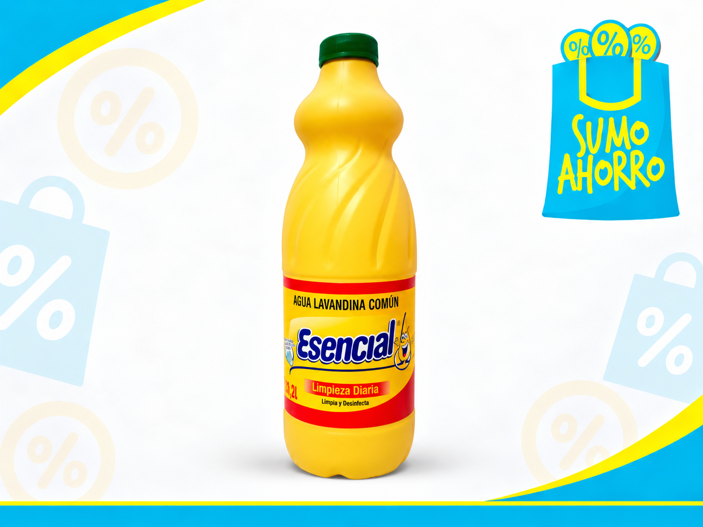 ESENCIAL LAVANDINA LIMPIEZA DIARIA x1 Lt.