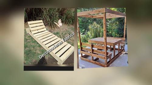 Camastro reposera exterior/ pergola