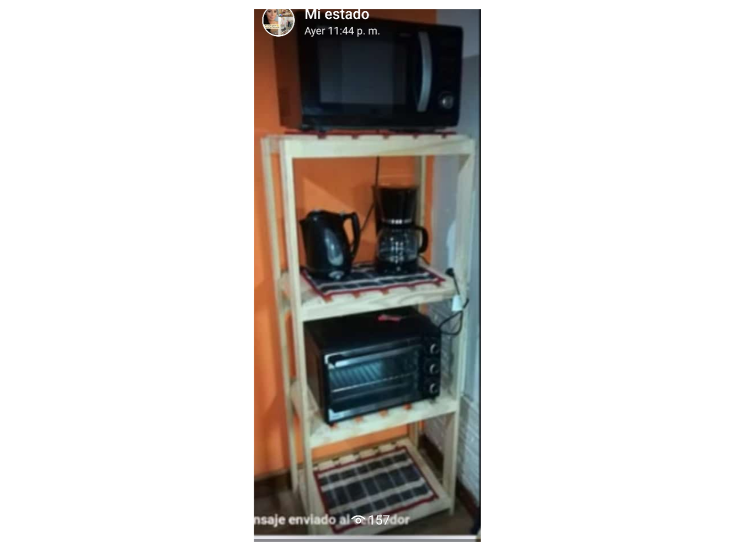 Organizador 1 .50 alto *60ancho*40profundidad de Deco maderas