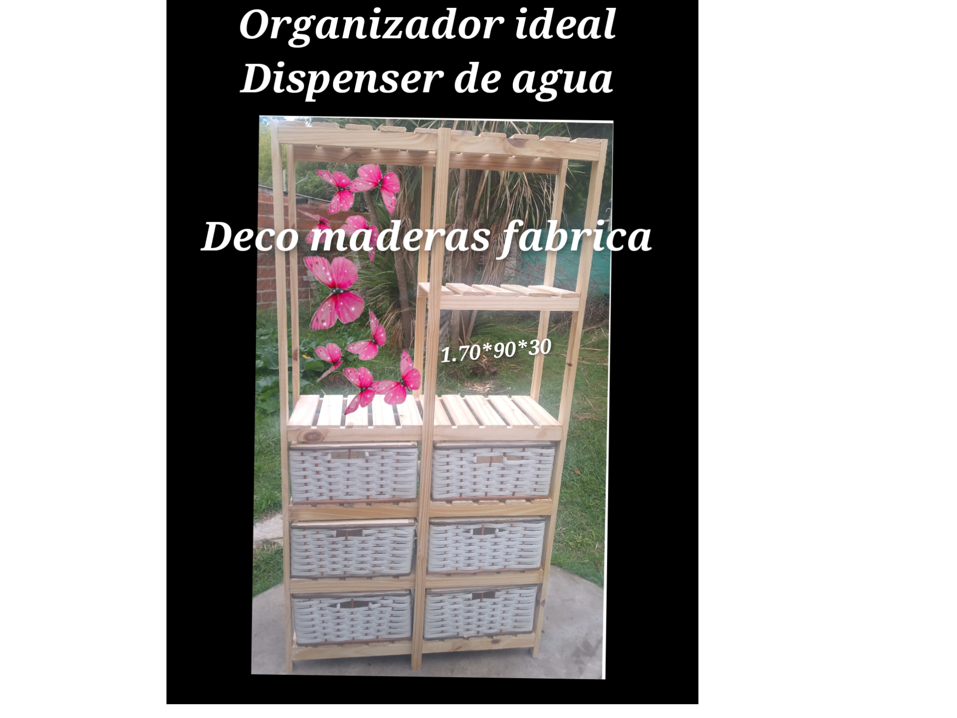 Organizador porta dispenser 1.70*84*30