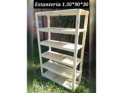 Estantería 1.50*90*30 con 6 estantes