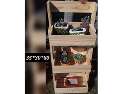 Organizador 2 ( 3 estantes) 80*35*30