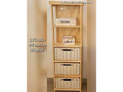 Organizador con fondo 1.70 alto *44 ancho *30 profundidad