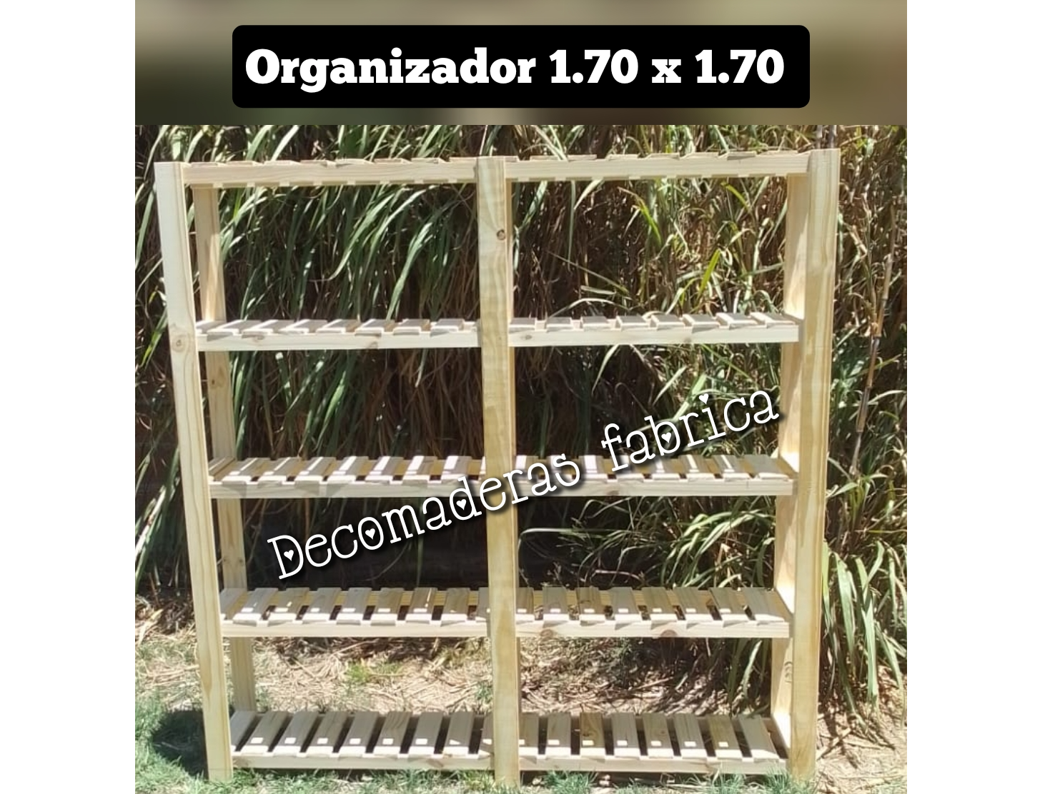 Organizador reforzado 1.70*1.70*30