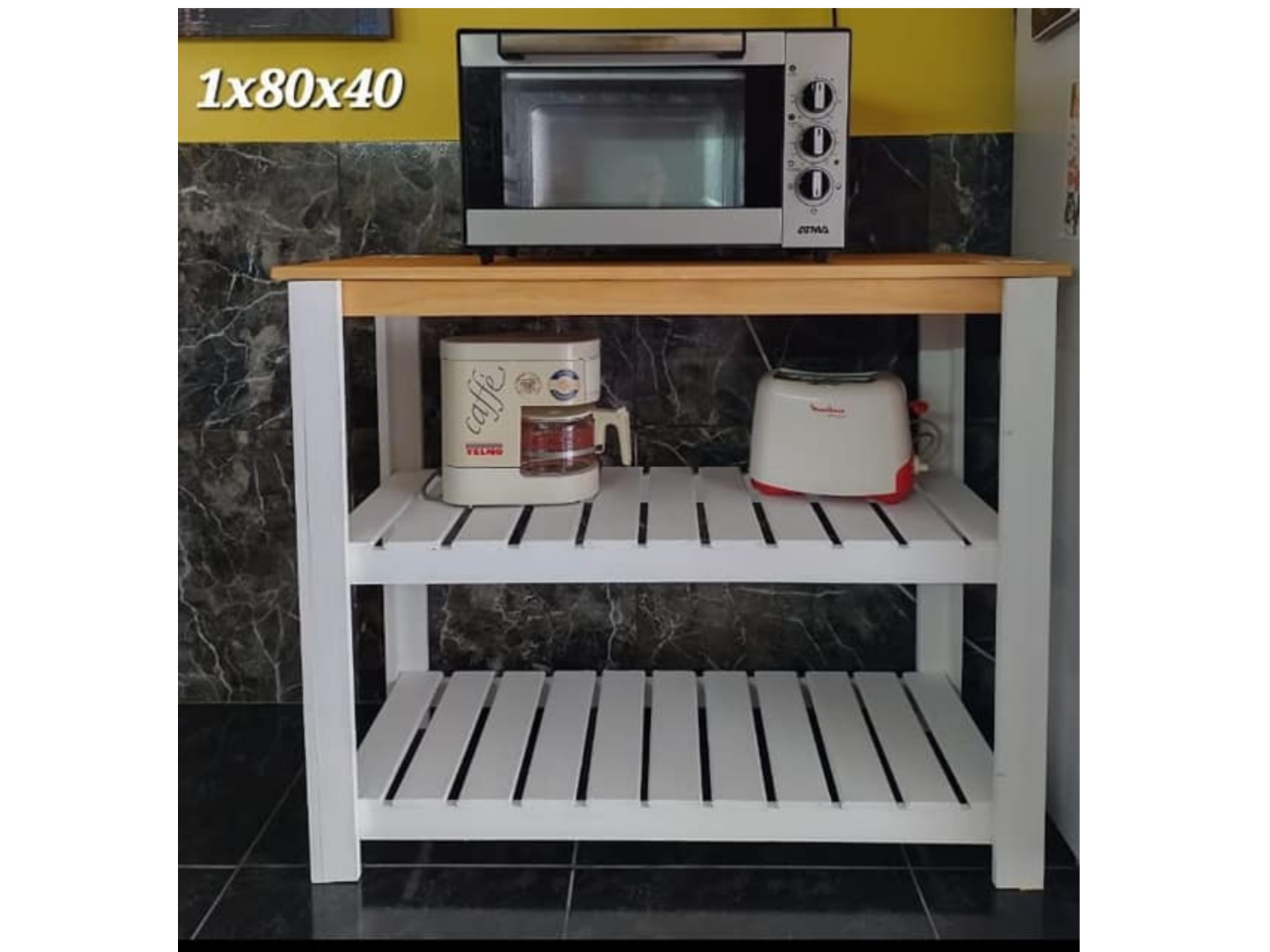 Mesa Deco pino crudo