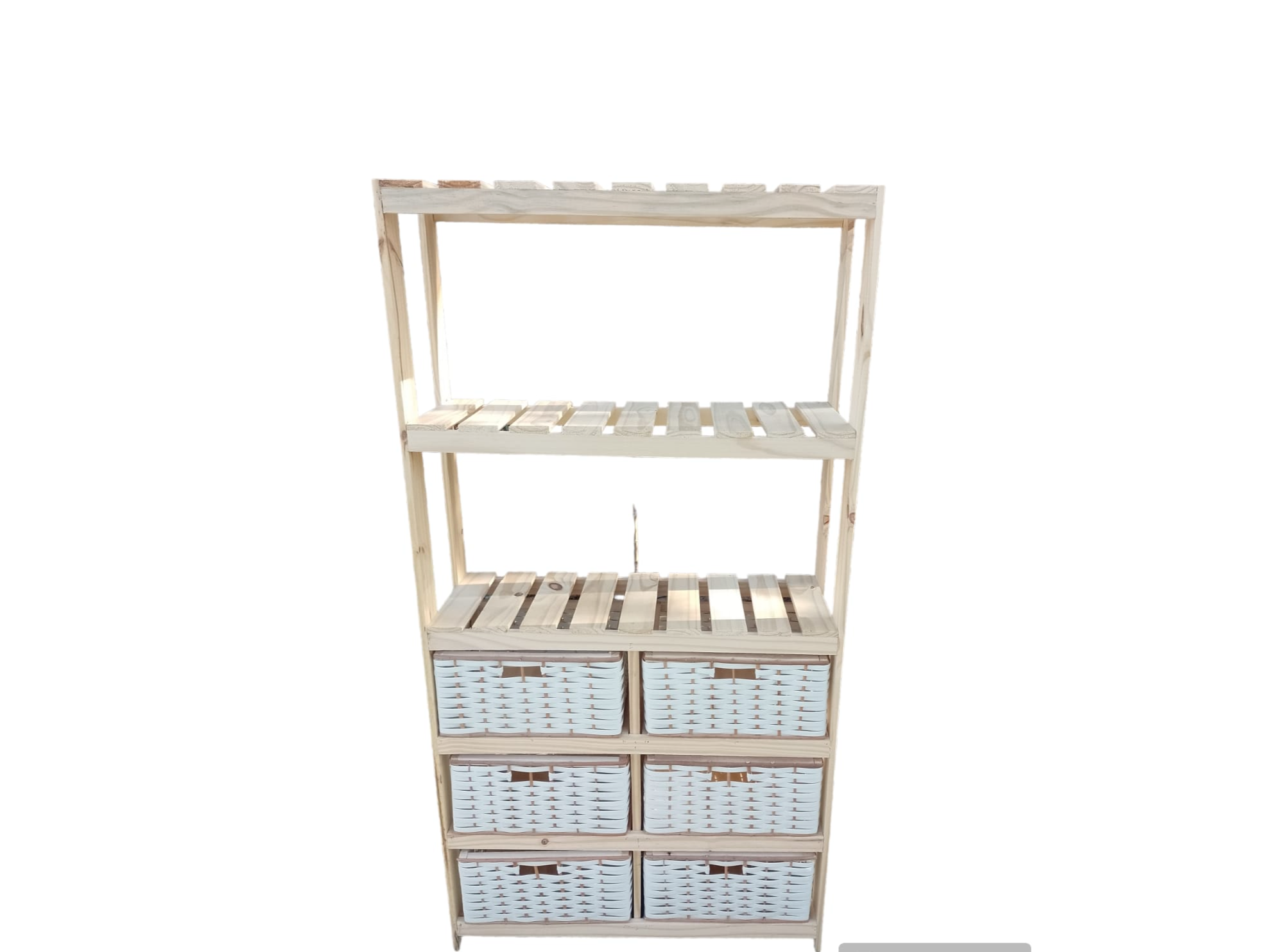 Organizador para 6 canastos 1.80*84*30