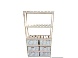 Organizador para 6 canastos 1.80*84*30