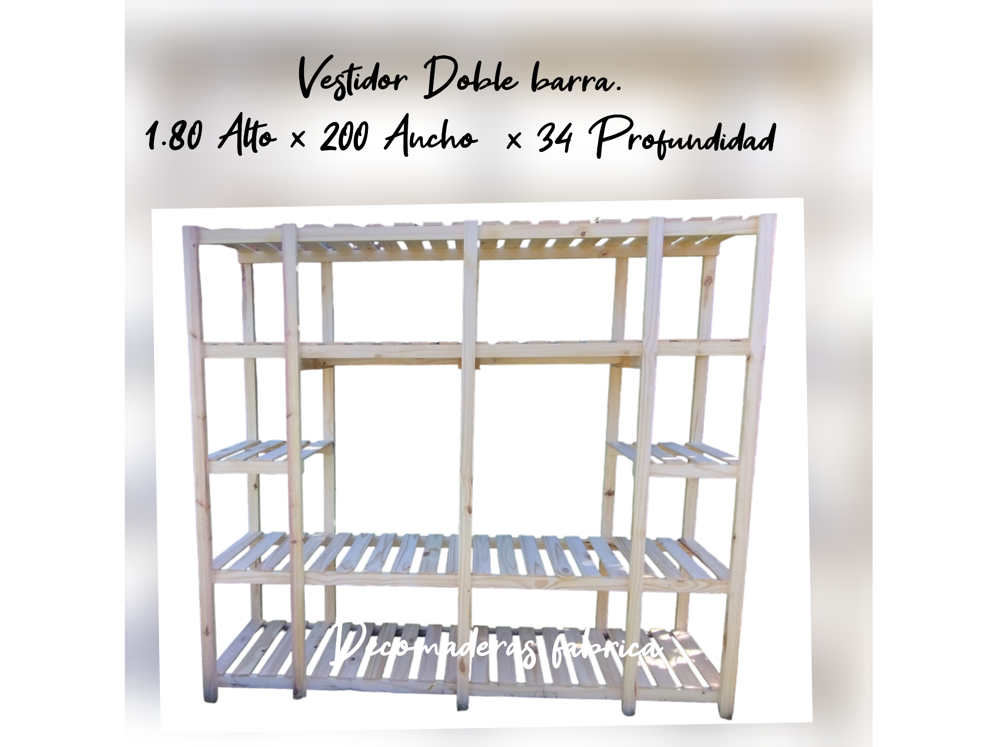 Vestidor XXXL 1.80*200