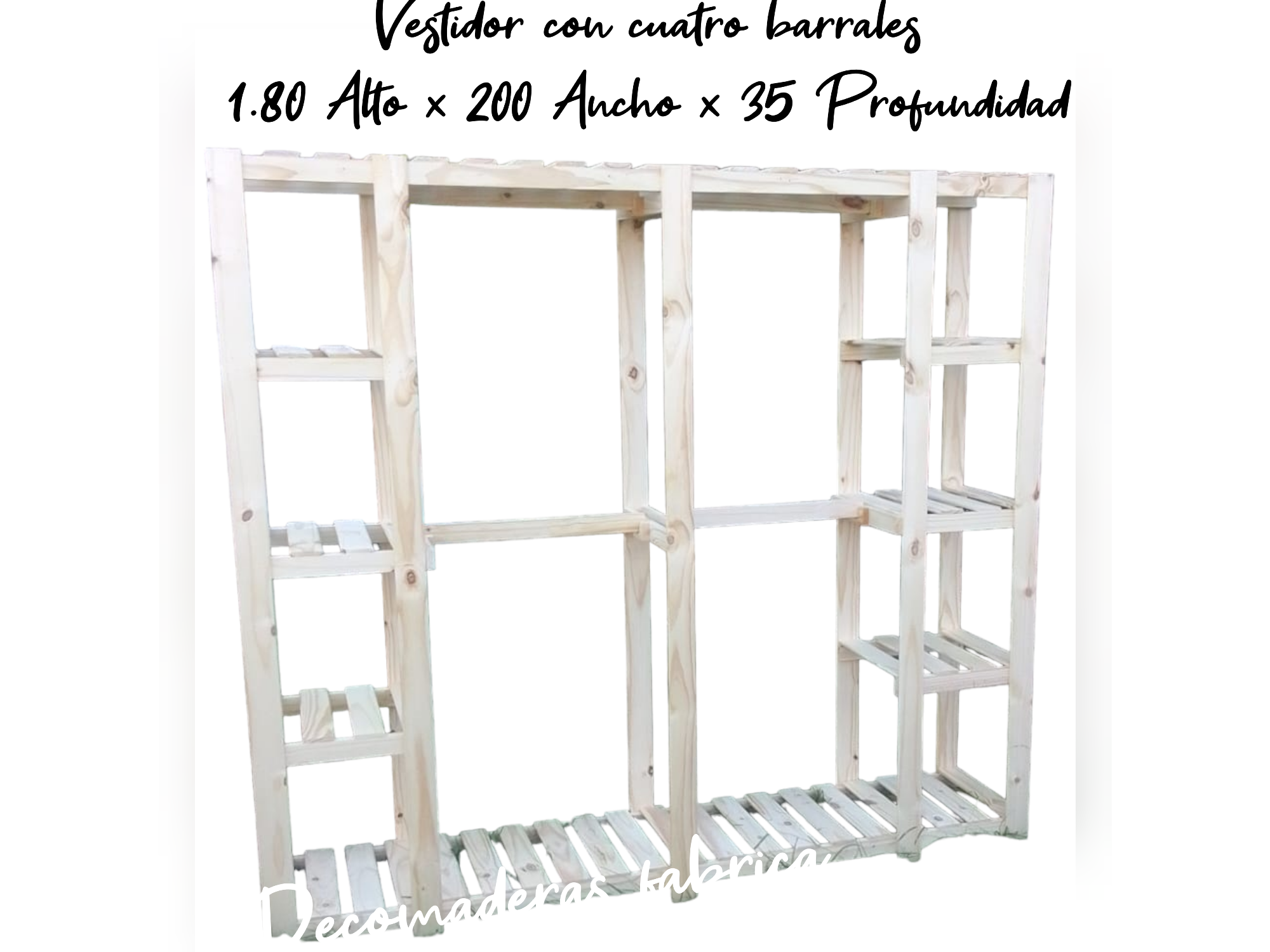 Vestidos XxL (4 barrales) 1.80*200*35