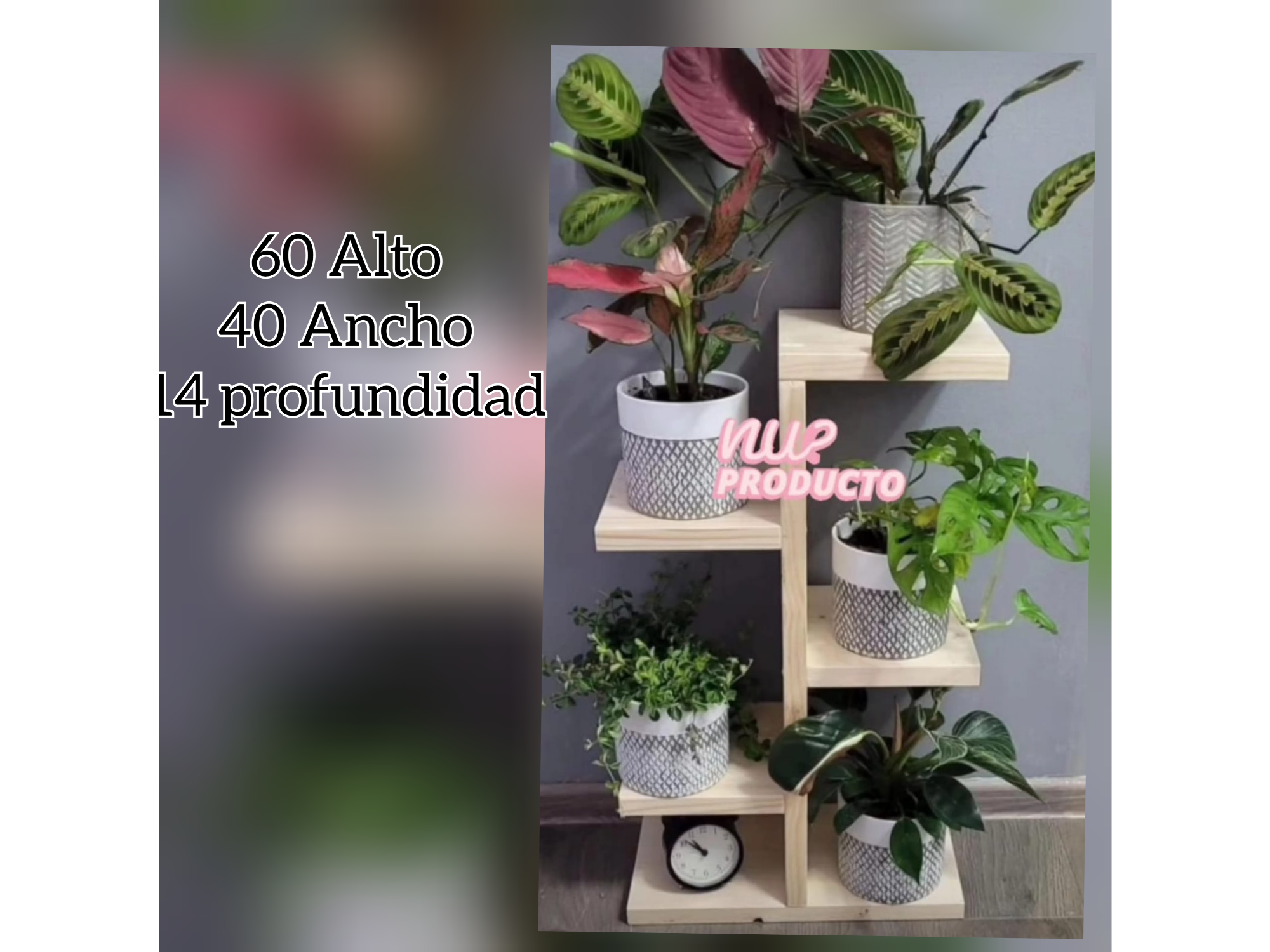 Porta maceta 60*40*14