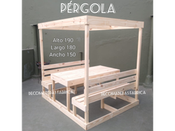 Pérgola móvil 1.90 Alto*1.80Largo *150 Ancho