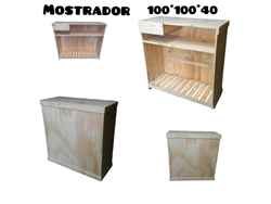 Mostrador LX placa con cajón 100*100*40