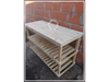 Mesa isla max doble bandeja reforzada 150 x 60b