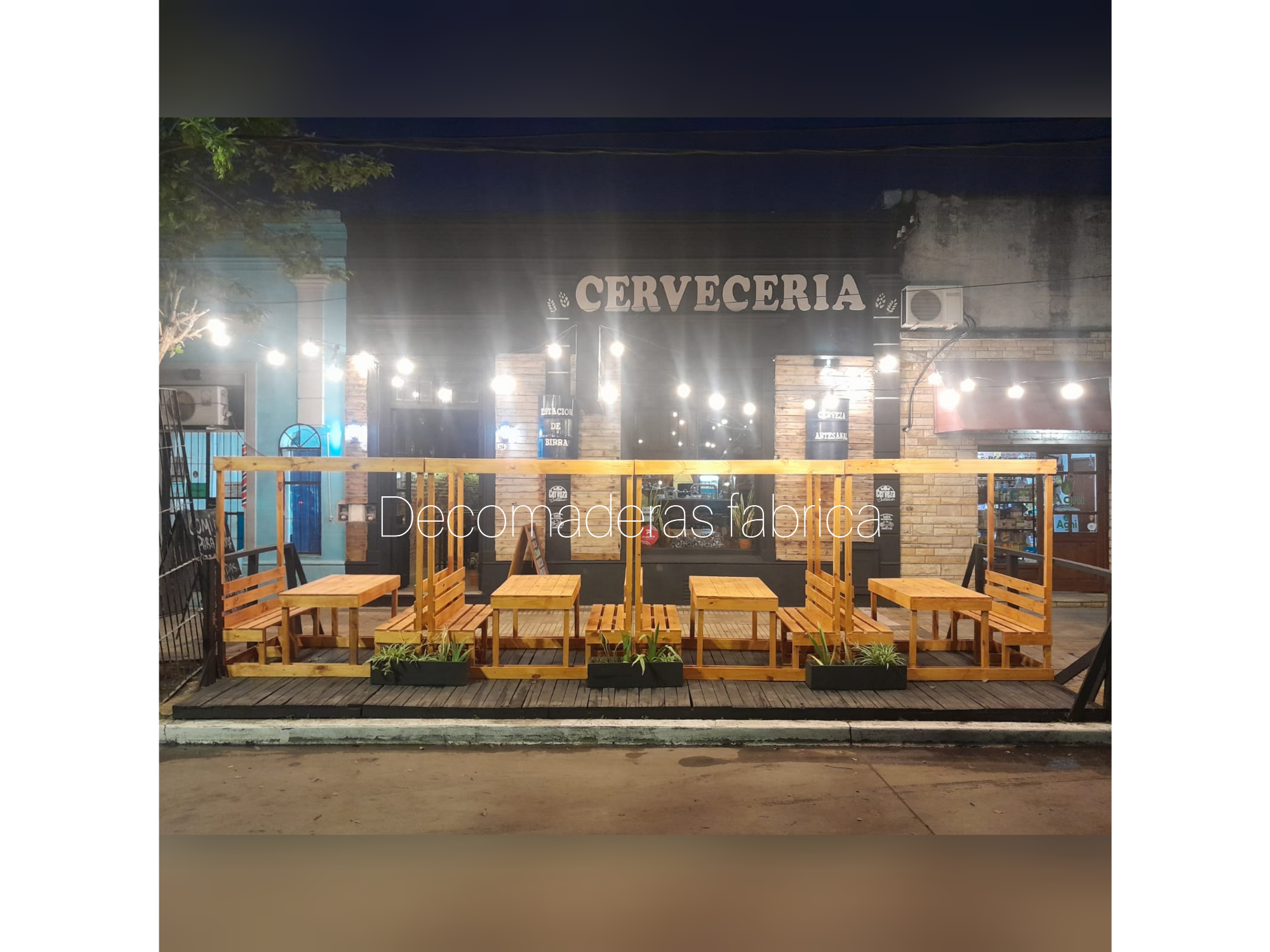 Pérgolas para comercio