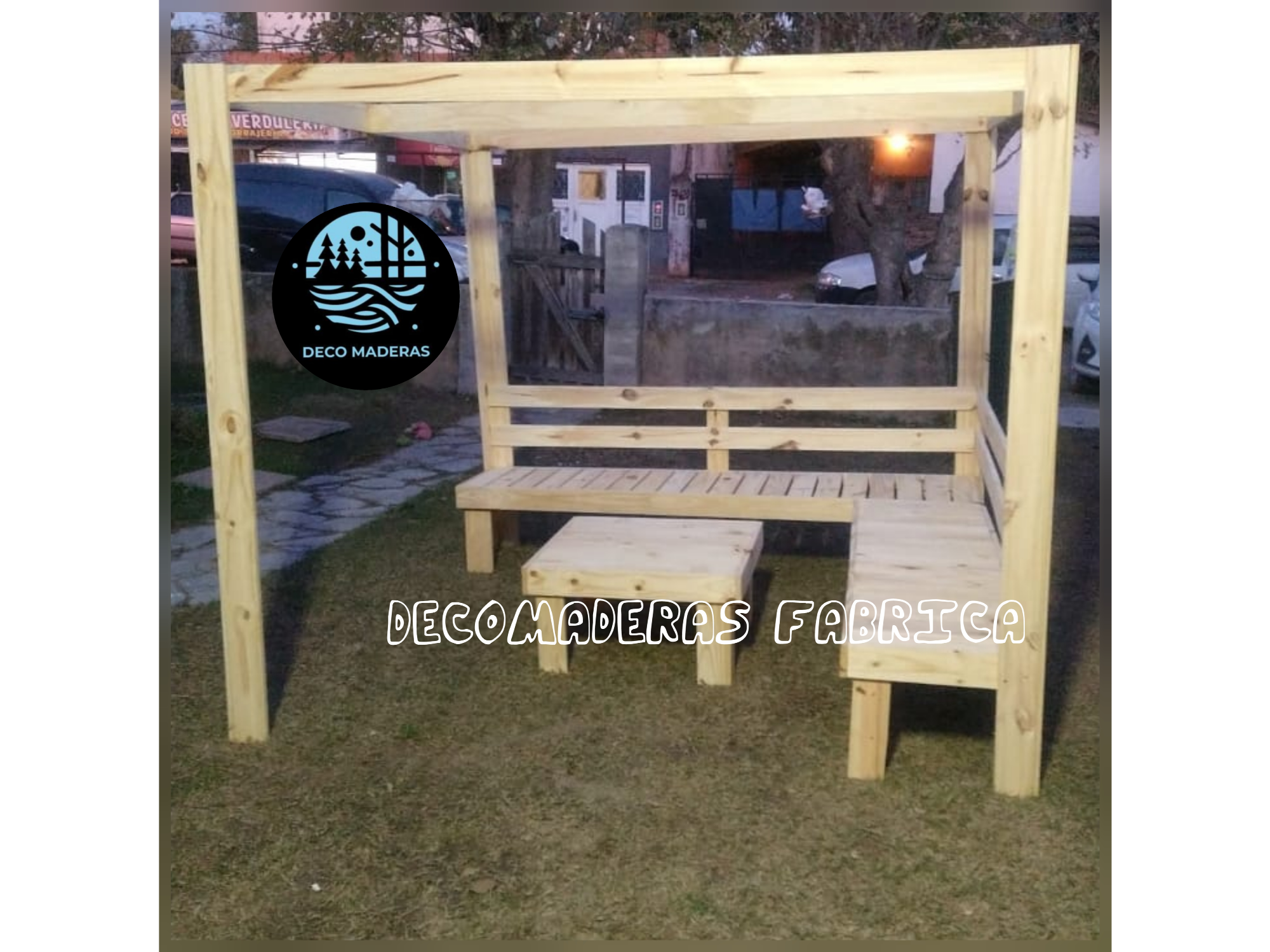 Pérgola living 180* 220*220 ( 9/10 personas)