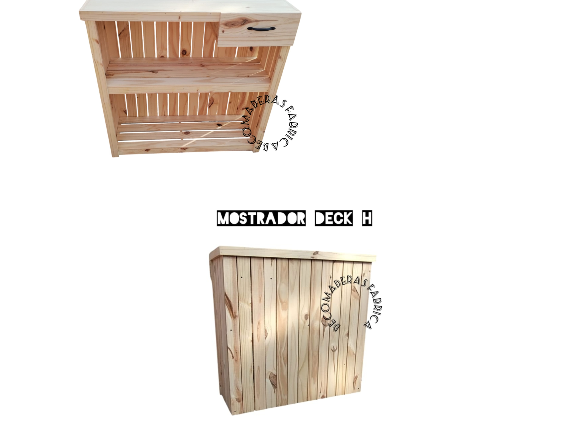 Mostrador  deck Av con cajón