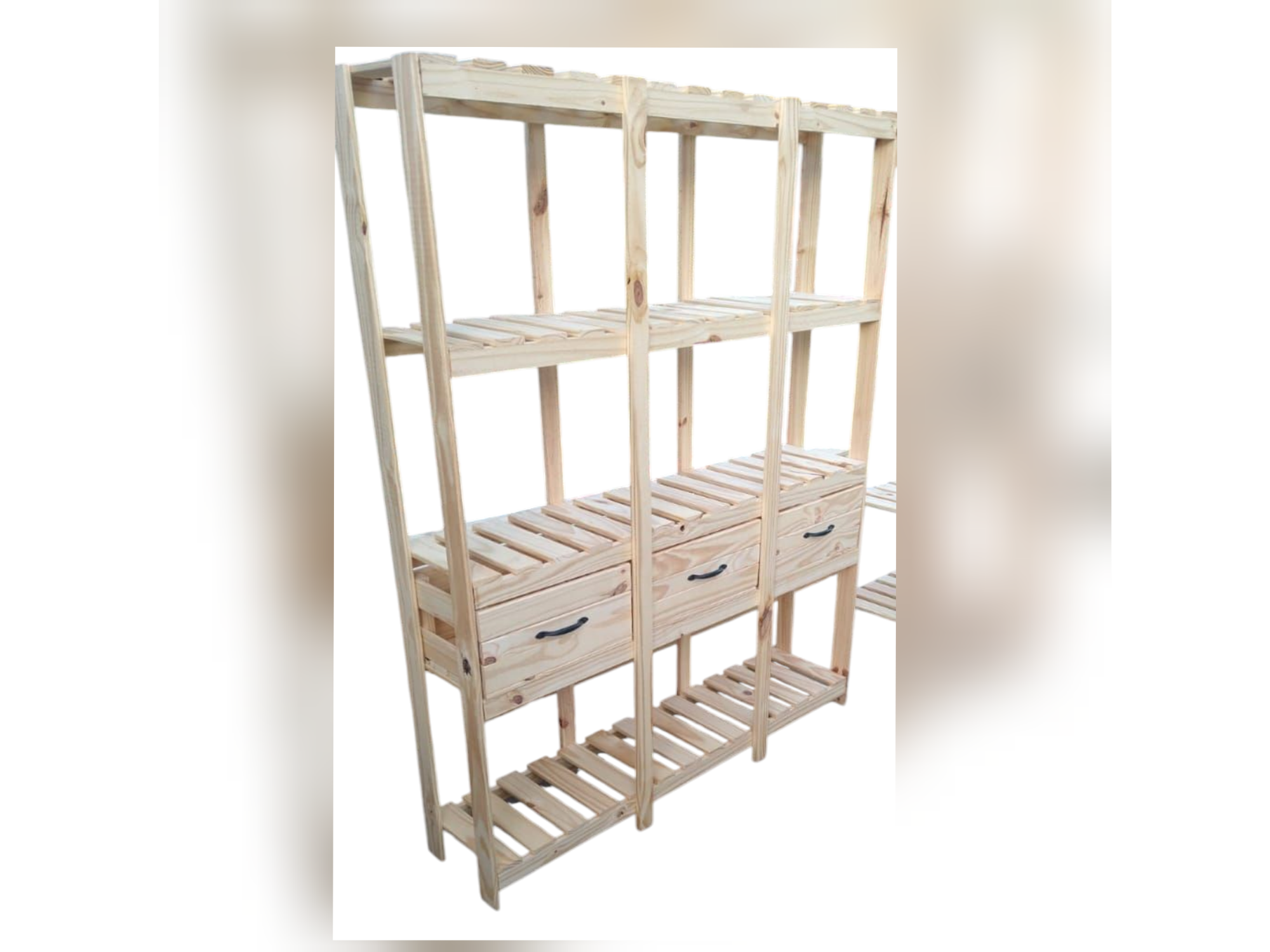 Organizador con canastos 1.70*130*30