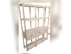 Organizador con canastos 1.70*130*30