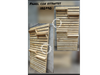 Panel con estantes 180x90