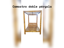 Pérgola Camastro doble reclinable 190*180*140