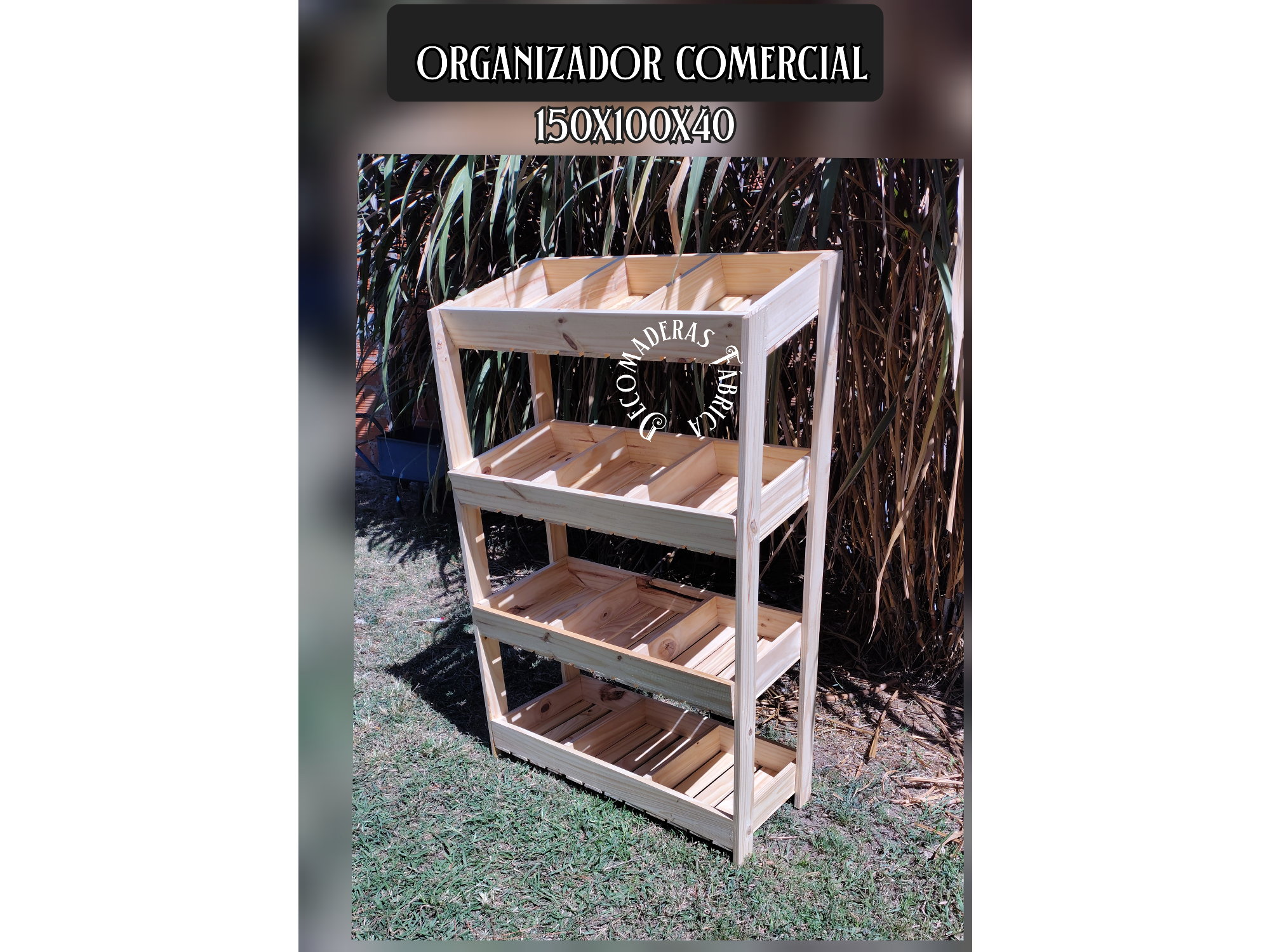 Exhibidor divisor 150x150x40