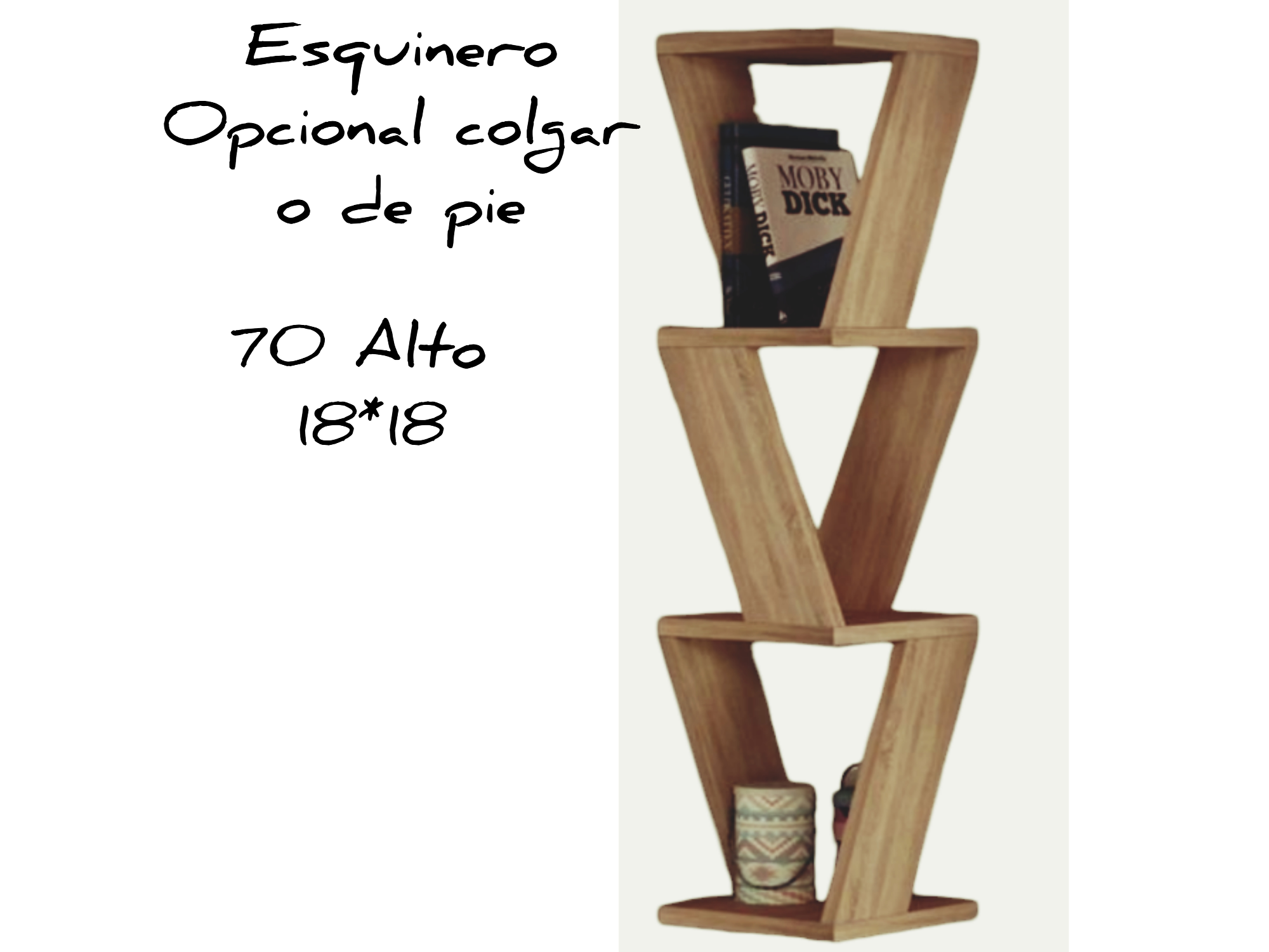 Esquinero zinc zac 70*18*18