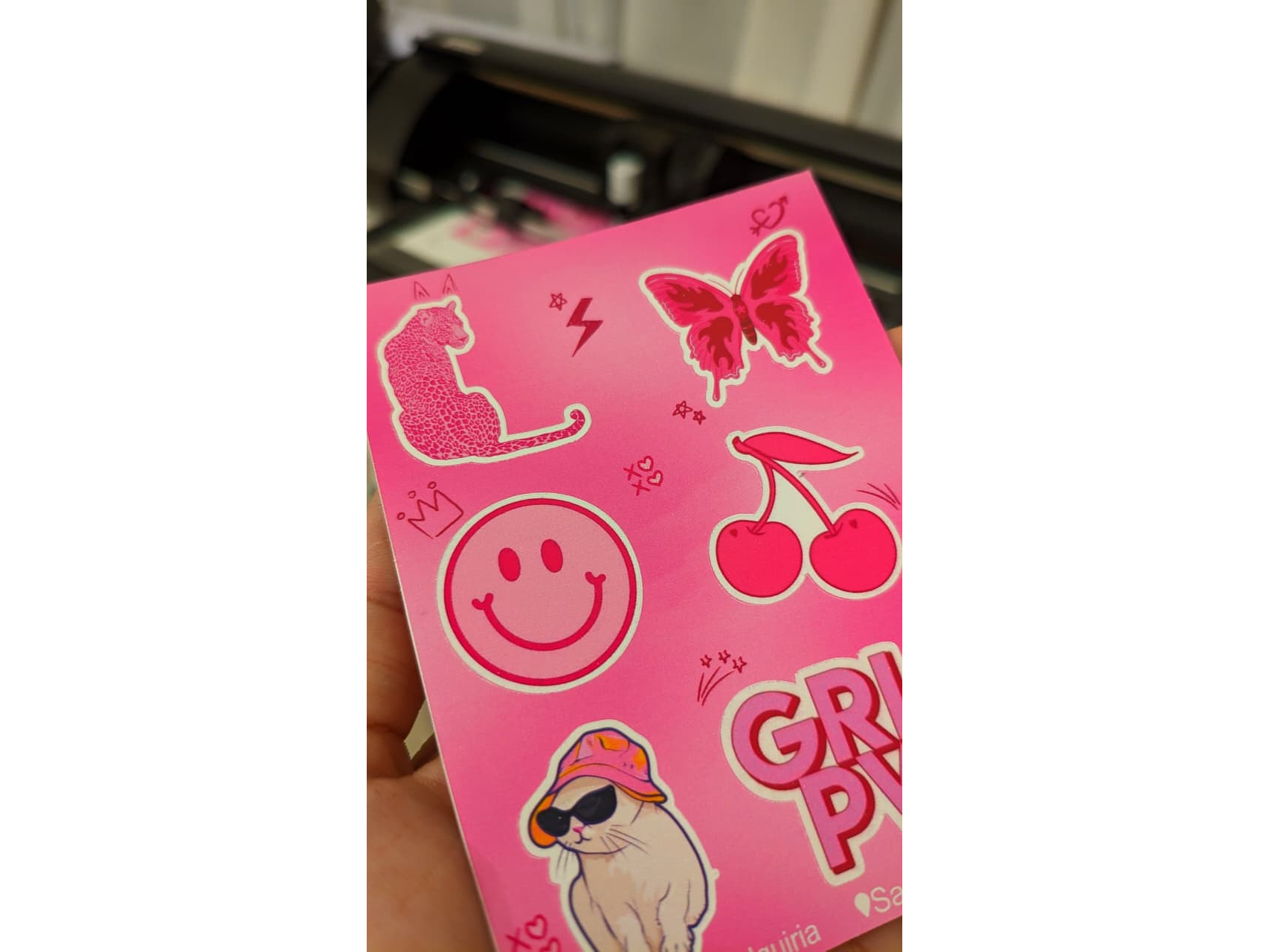 Planchitas de stickers