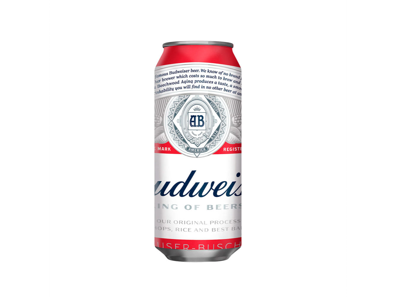 Lata Cerveza Budweiser
