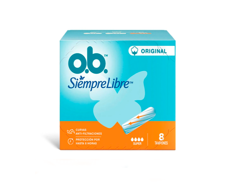 OB absorción super x 8 unidades