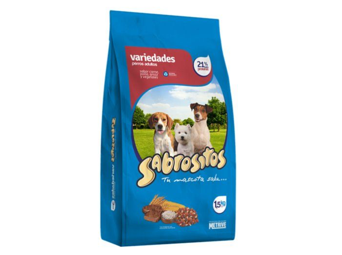 Alimento Sabrositos variedades 1.5kg