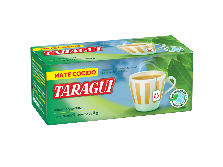 Yerba Mate Taragui Diamante x 25 saquitos