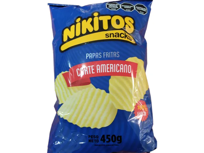 NIkito Papas Fritas Corte Americano 450gr