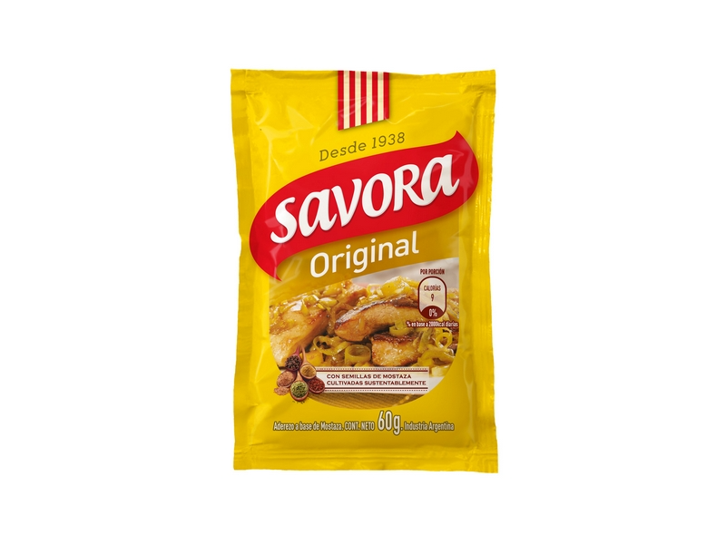 Sachet Mostaza Savora x 60gr