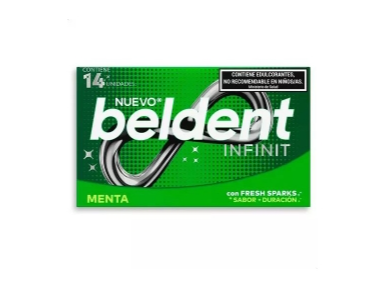 Chicle Beldent Infinit x 7 unidades