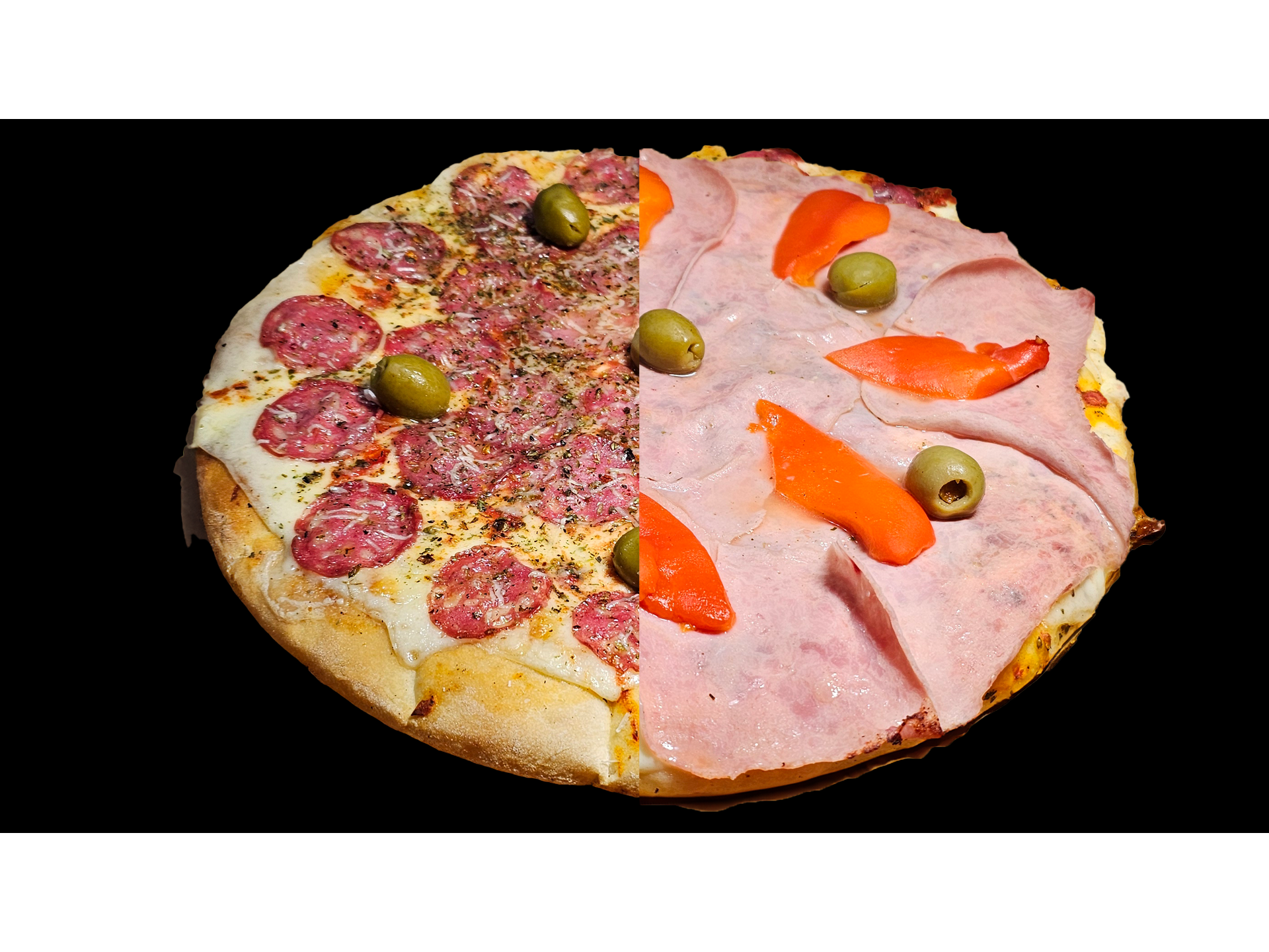 Pizza Combinada (2 gustos)