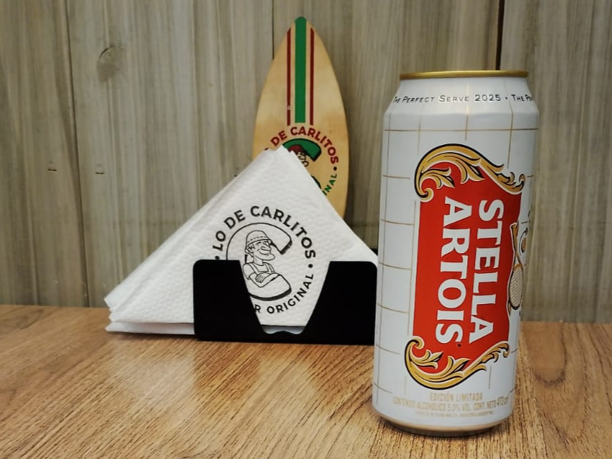 Stella Artois lata