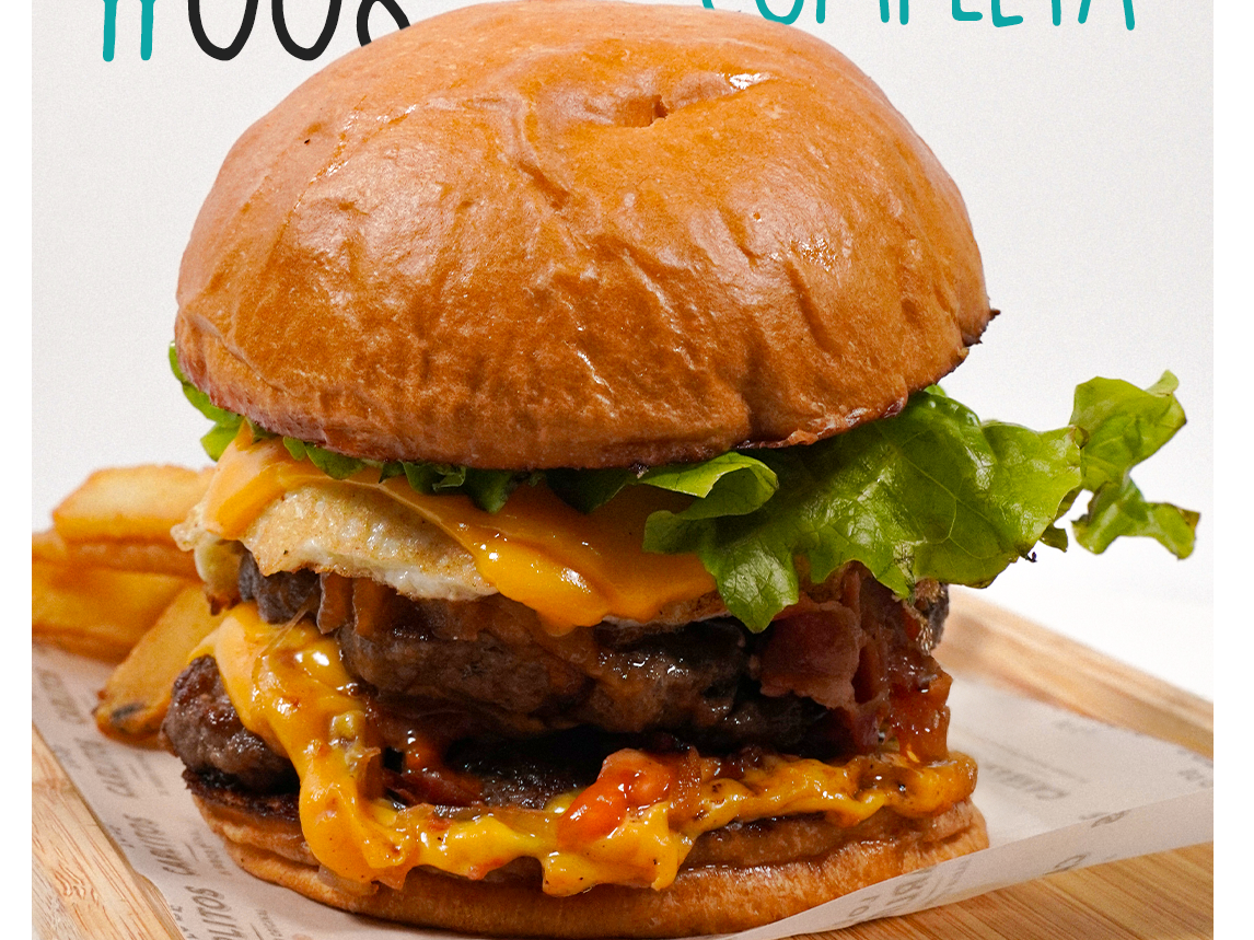 Super 8 cheddar con papas