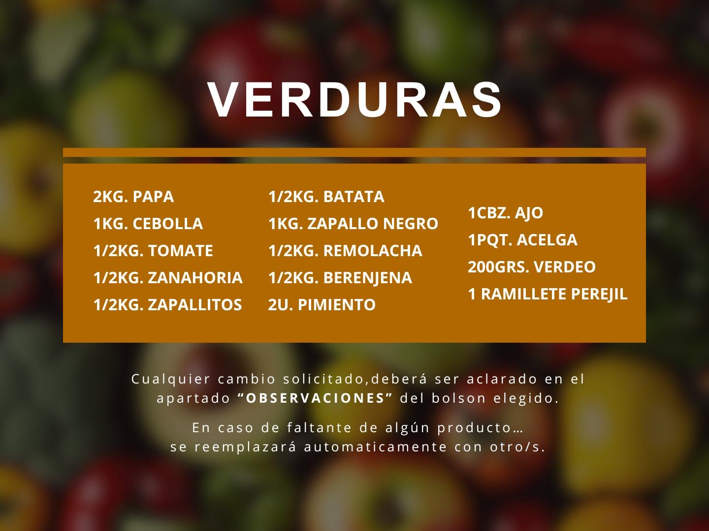VERDURAS